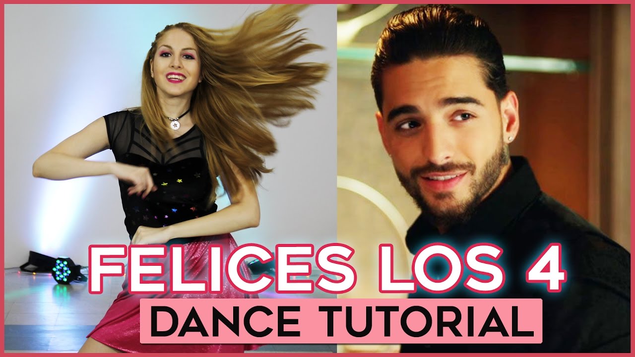 Maluma - Felices los 4 | DANCE TUTORIAL Coreografia A bailar con Maga