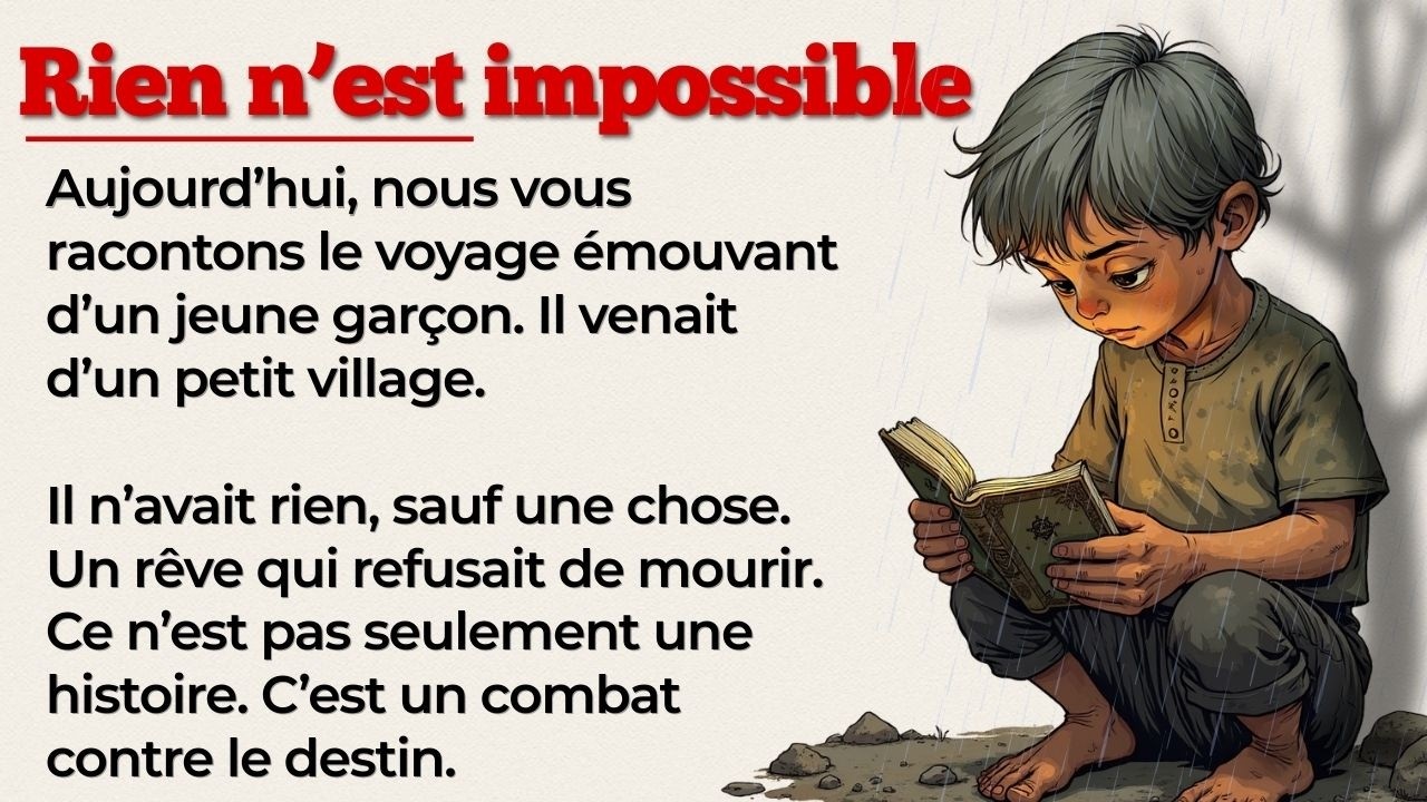 Rien n’est impossible | French Stories | Learn French with Stories
