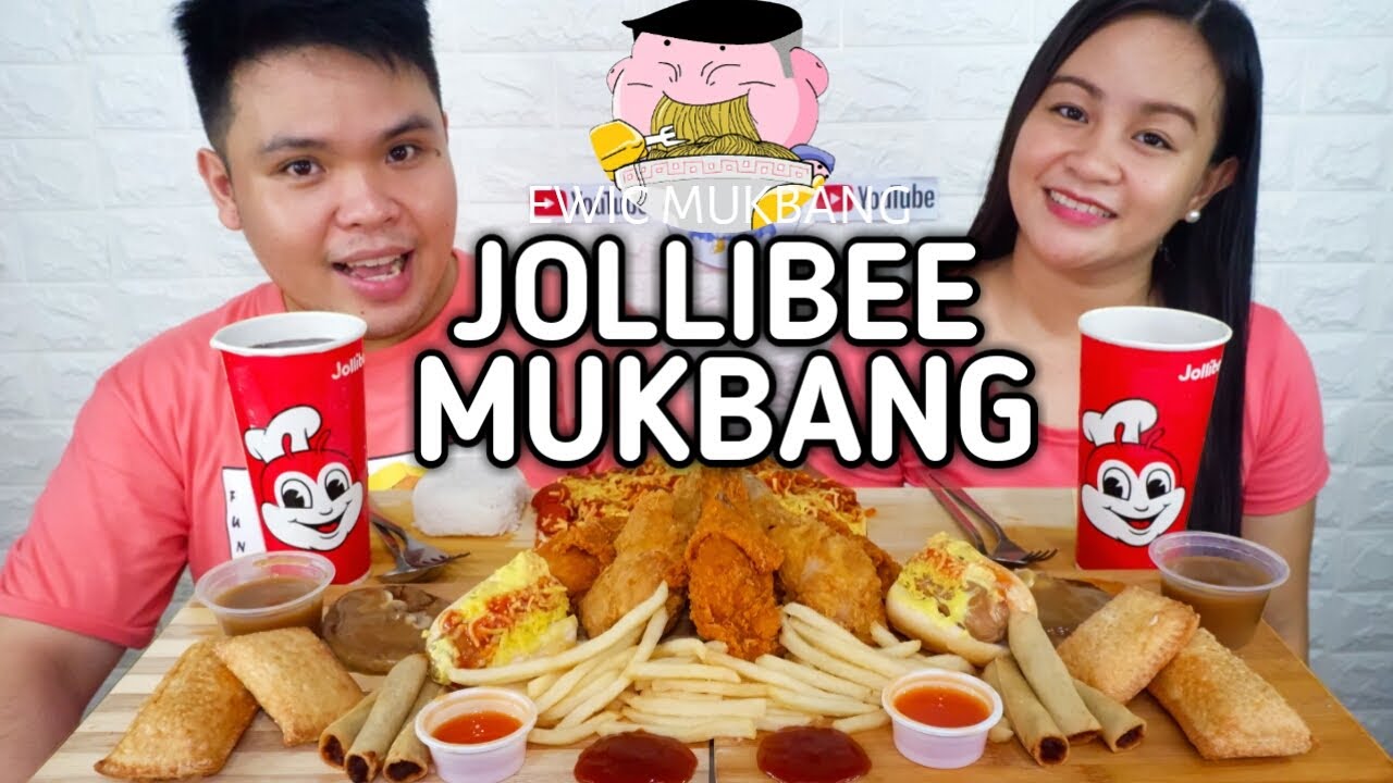 Jollibee Chicken Joy Plus French Fries, Burger Steak Spaghetti Pan Mukbang Collab @noypieats6362