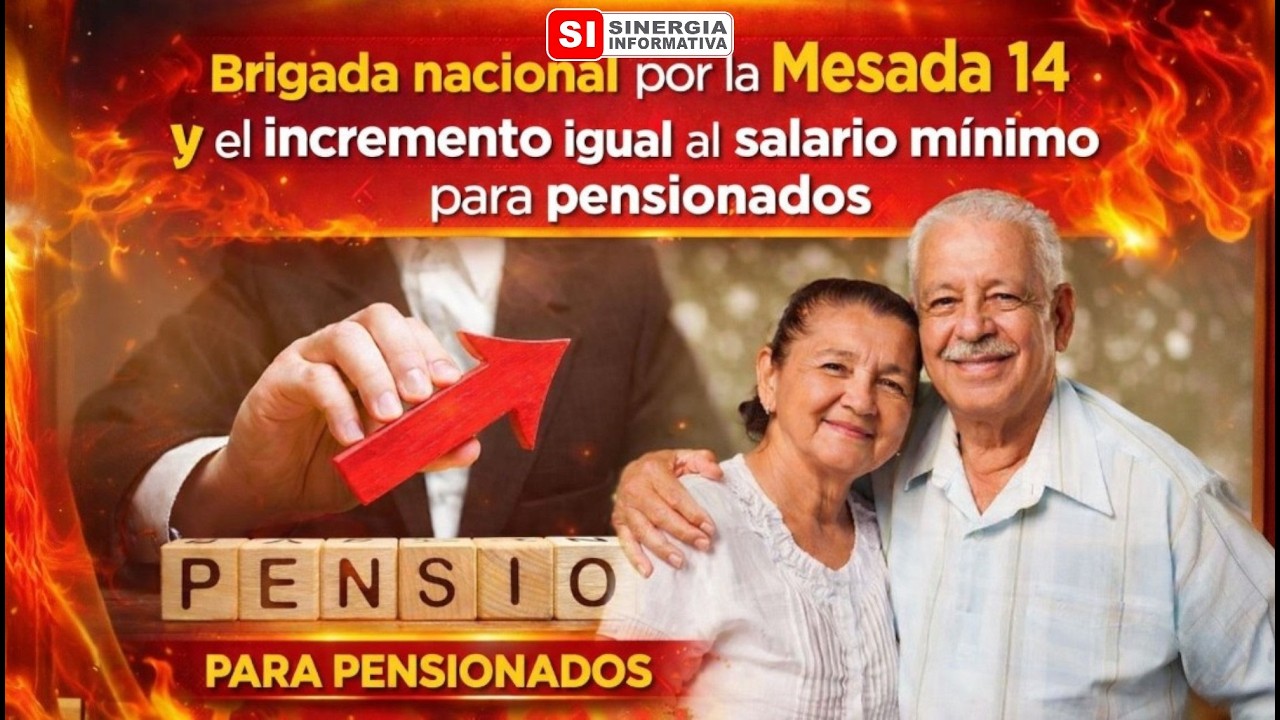 Brigada nacional por la Mesada 14 y el incremento igual al salario mínimo para pensionados