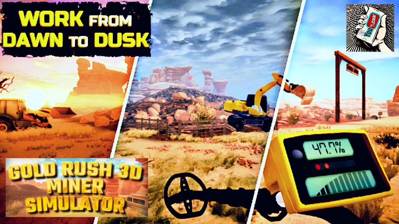 Gold Rush Miner 3d Simulator. Become A Gold Digger 🤑
