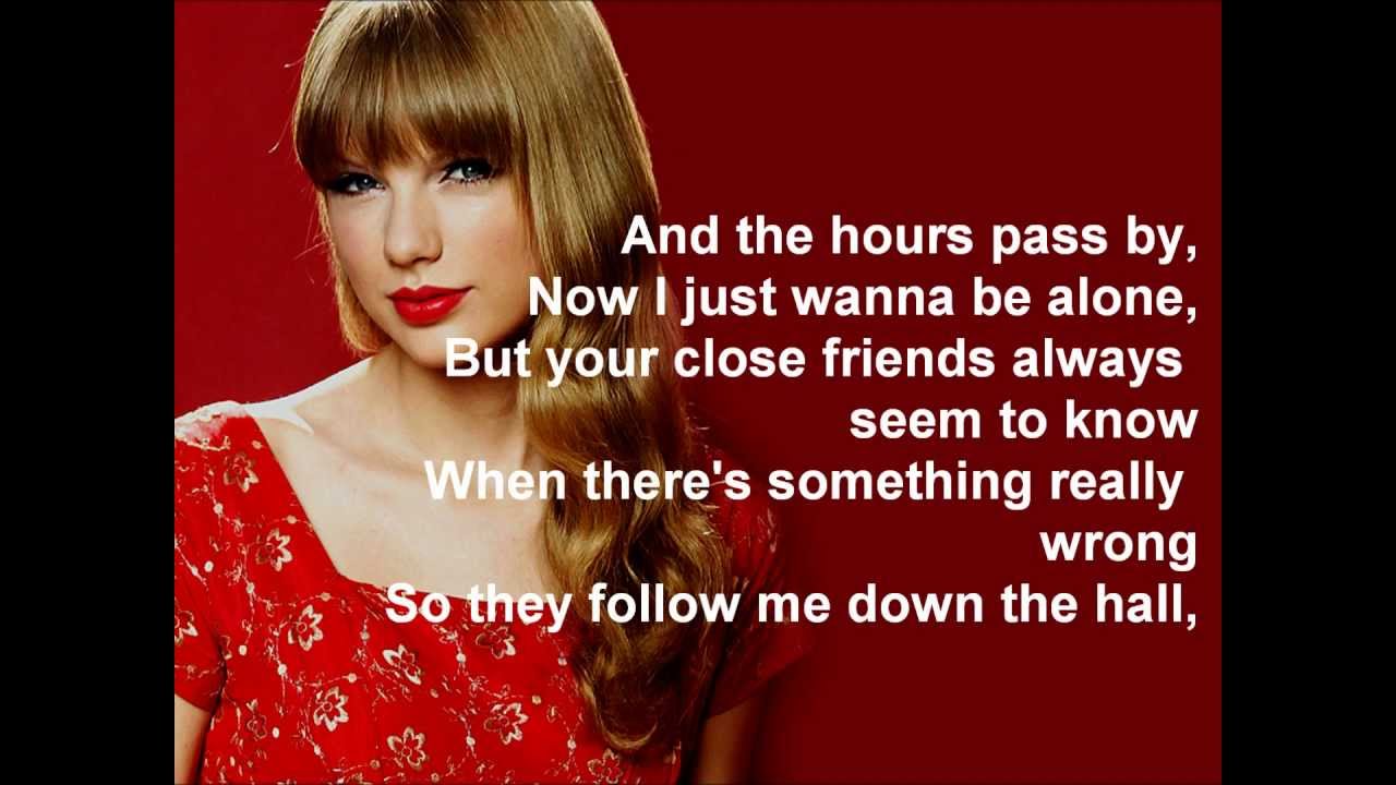 Taylor Swift - The Moment I Knew (Lyrics)