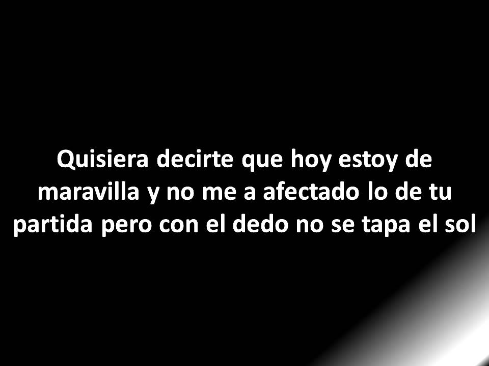 Sin Bandera-A puro dolor (letra)