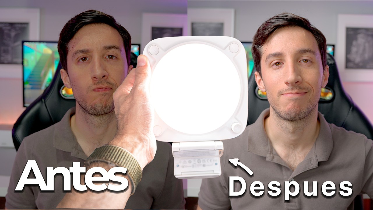 ¿Te ves mal en cámara/webcam?🎥 Esta luz lo cambia TODO por menos de 100€ 🤑Elgato Keylight