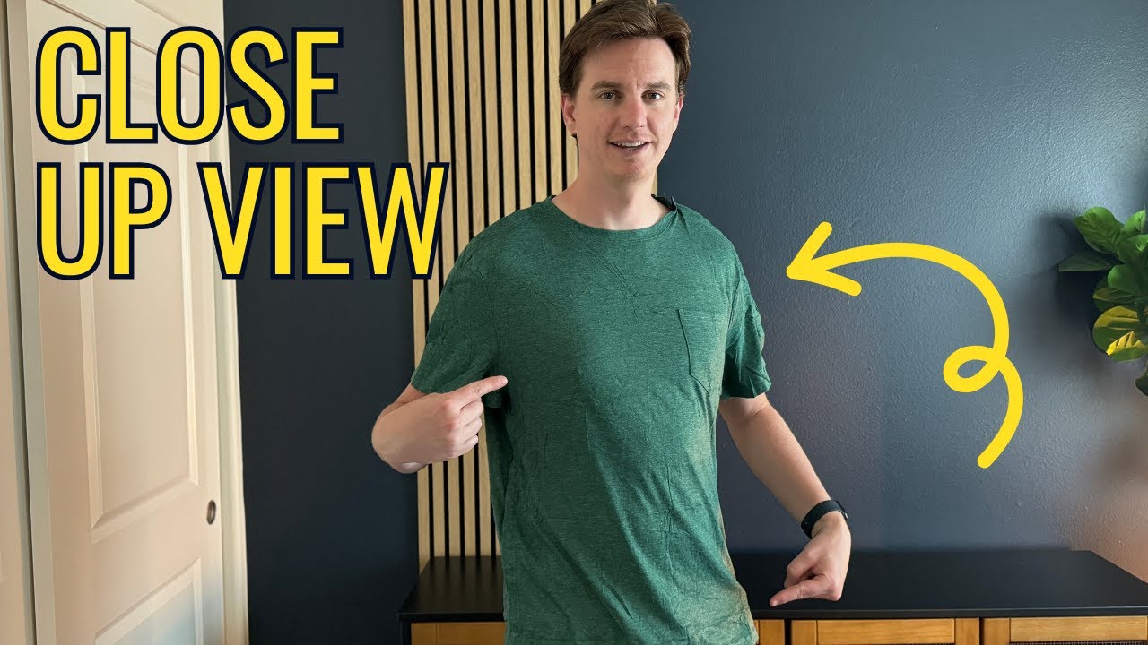 See how the Poriff Men's Surgery Recovery Shirt fits!