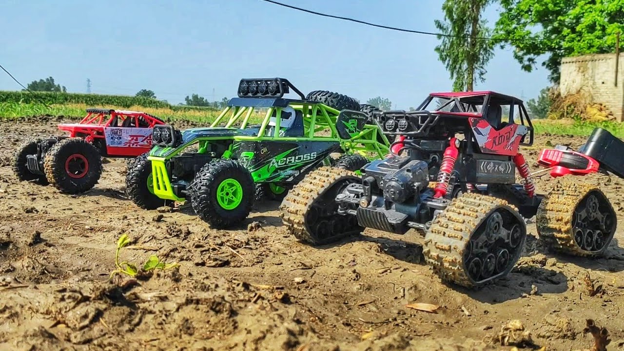 Rc Rock Crawlers Comparison - Tug of war Compilation