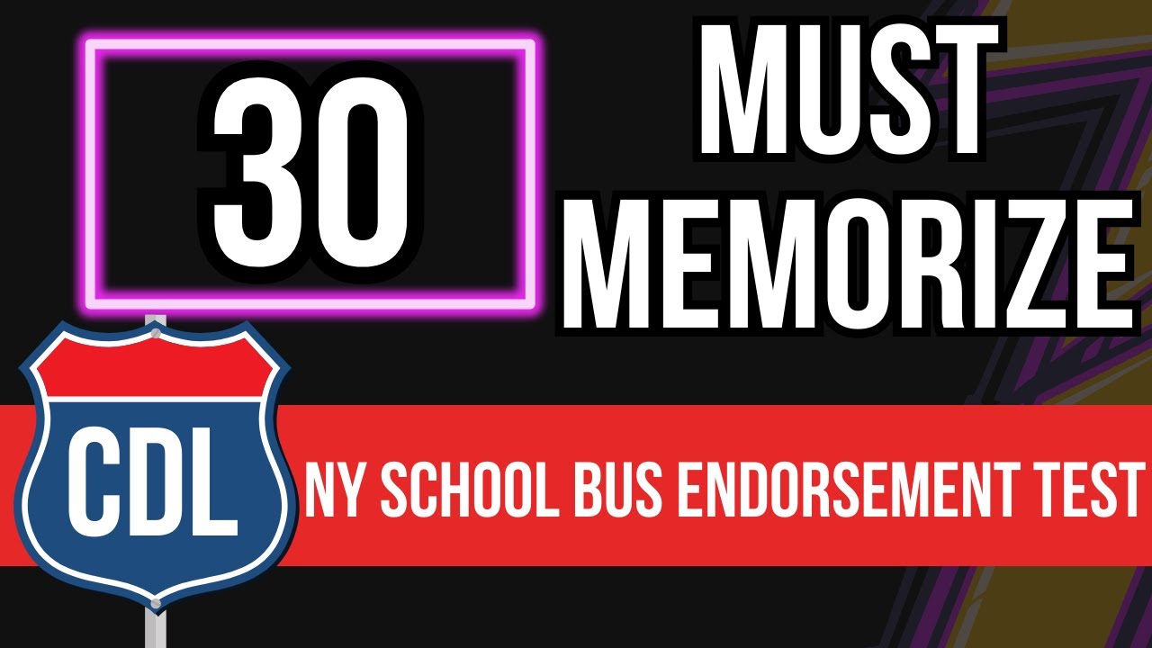 New York CDL School Bus Endorsement Test 2026 (Practice Knowledge Exam with Questions & Answers)