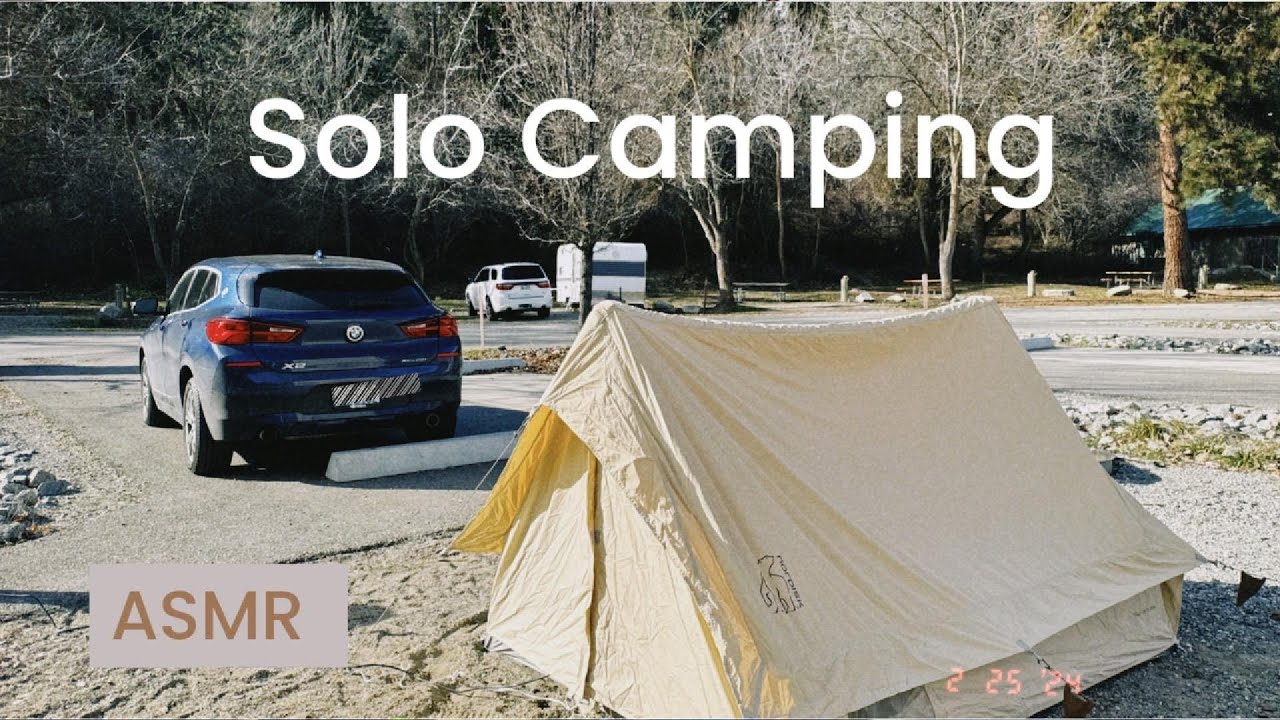 Solo Camping ASMR | Nordisk Ydun Tech Mini | Lake Chelan State Park
