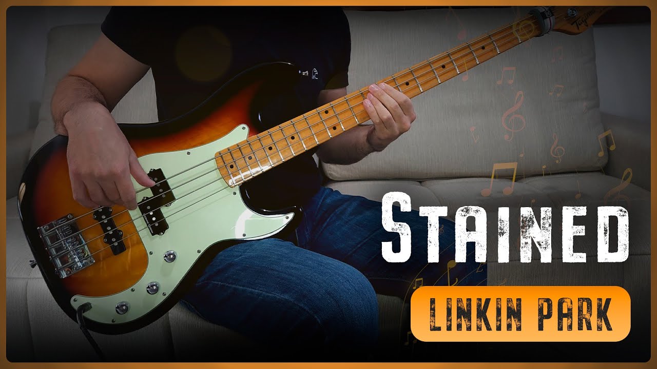 LINKIN PARK - Stained (Bass Cover + Tabs)