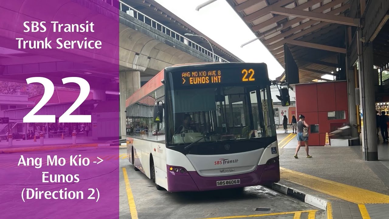 SBST | Trunk Service 22 Direction 1 Route Visual