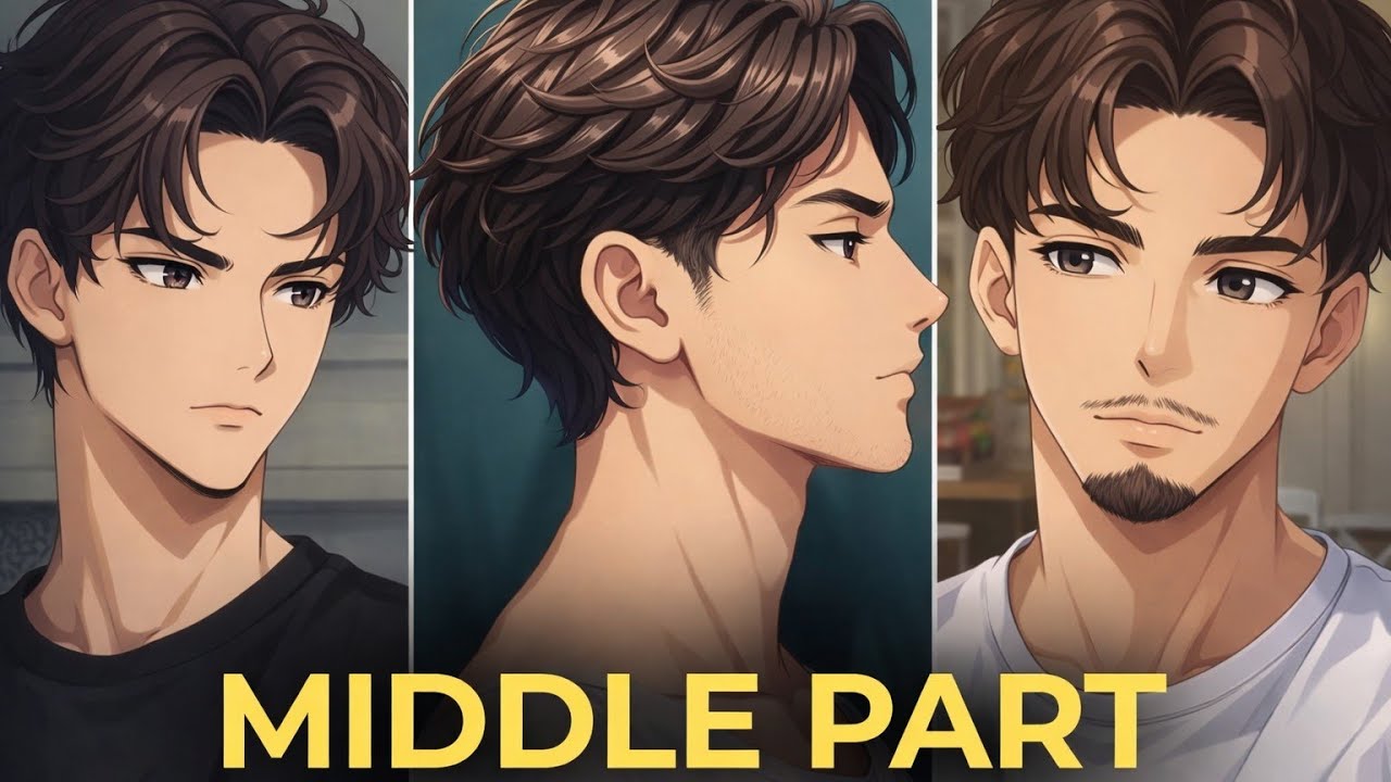 Why Middle Part looks Good on Pinterest Guys (But Weird On you)