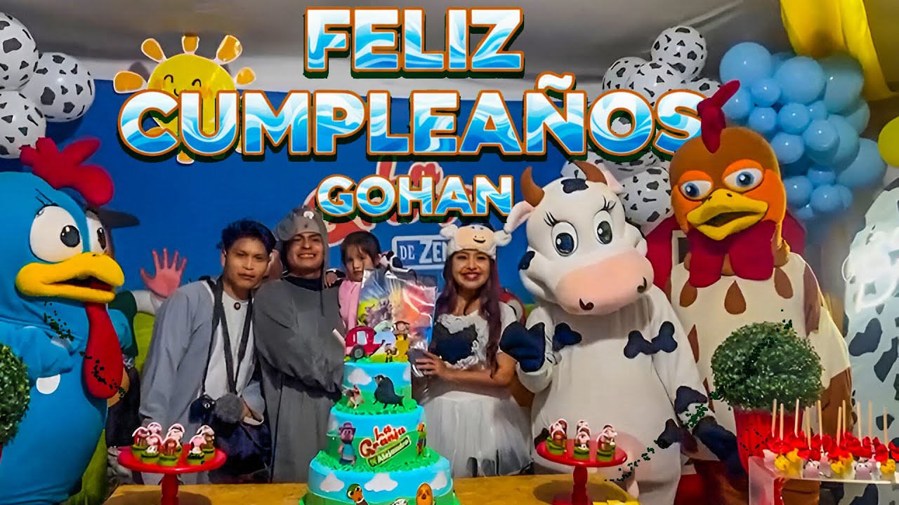 FELIZ CUMPLEAÑOS GOHAN  | Washo Washito ft Ariel Chagmana ft Alex D ft Rommel Racp ft ELVIA MAJI
