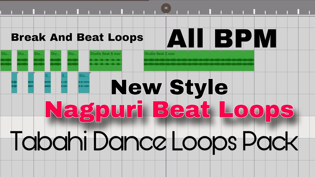 Nagpuri studio beat loops pack // New nagpuri beat download // All Bpm 