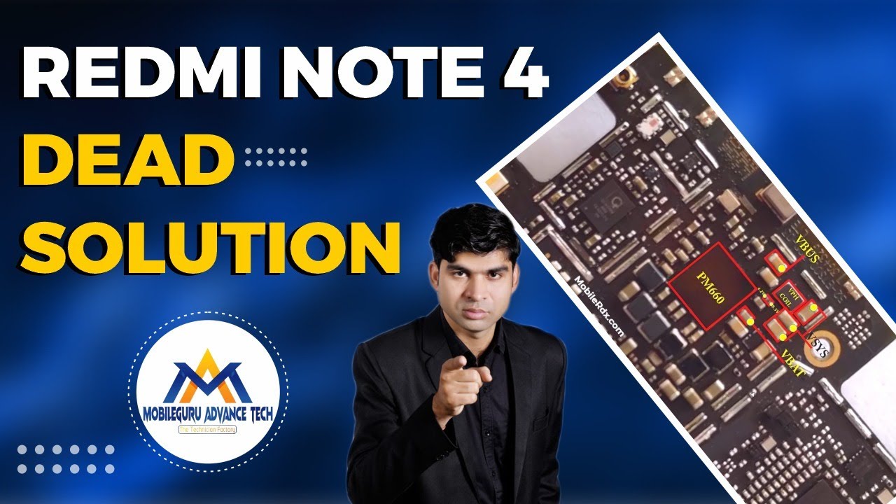 Redmi Note 4 Dead Solution || Only CPU Change 100% Done