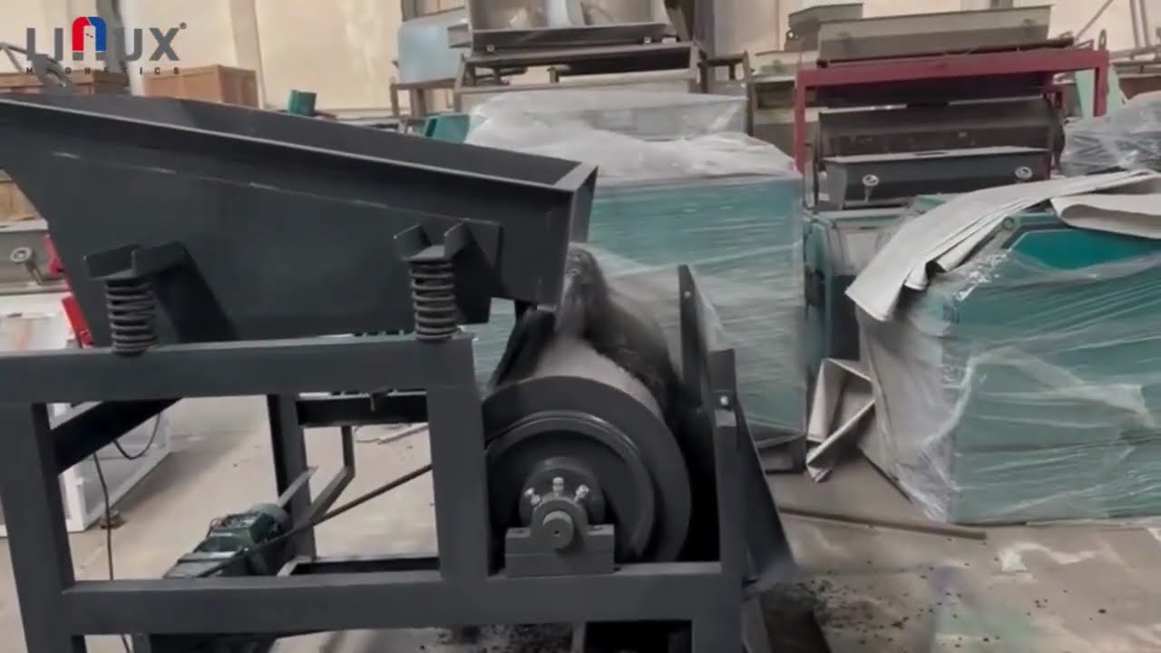 High-Performance Drum Magnetic Separator | Linux Magnetics