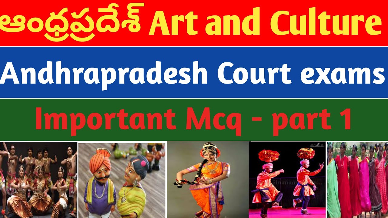 Andhrapradesh art and culture dance and music/ ap district courts exam/ appsc 
