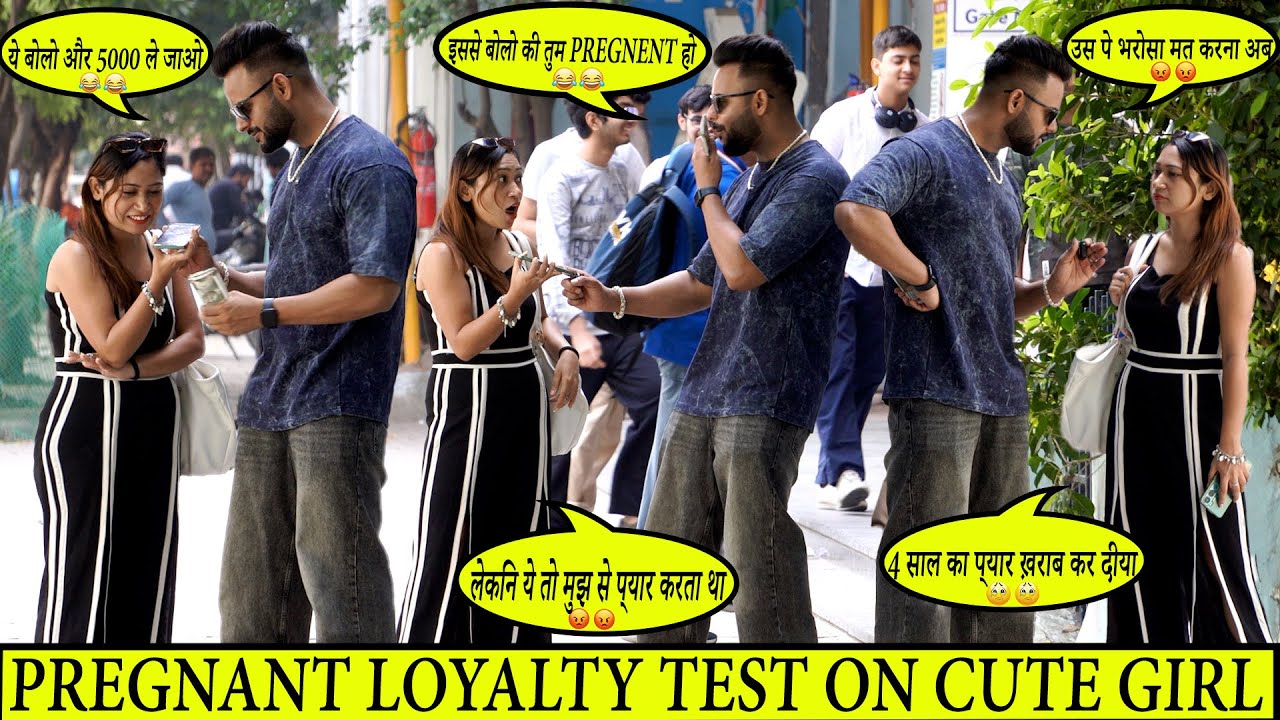 Biyfriend Calling Loyalty Test On cute Girl || Crazy Kabir