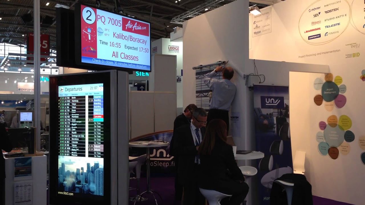 FIDS - Flight Information Display System - Fids3/Mitron at Interairport 2013