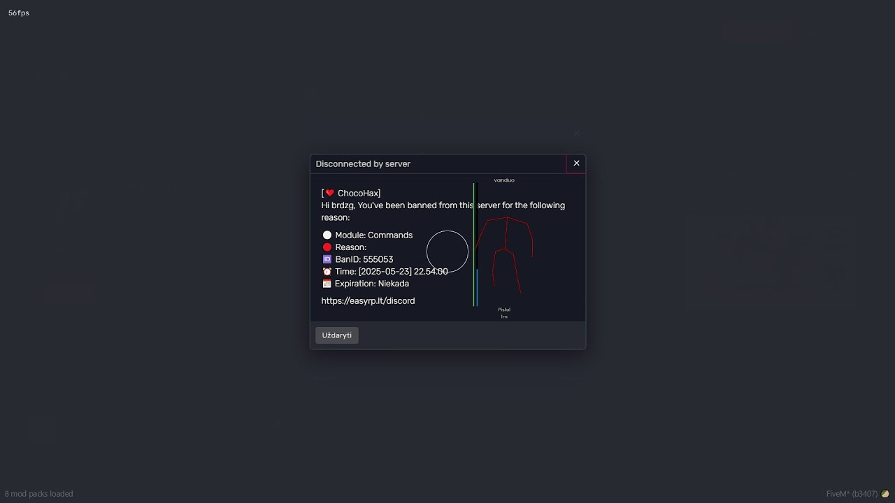 [EasyRP] Banned Naudotojas