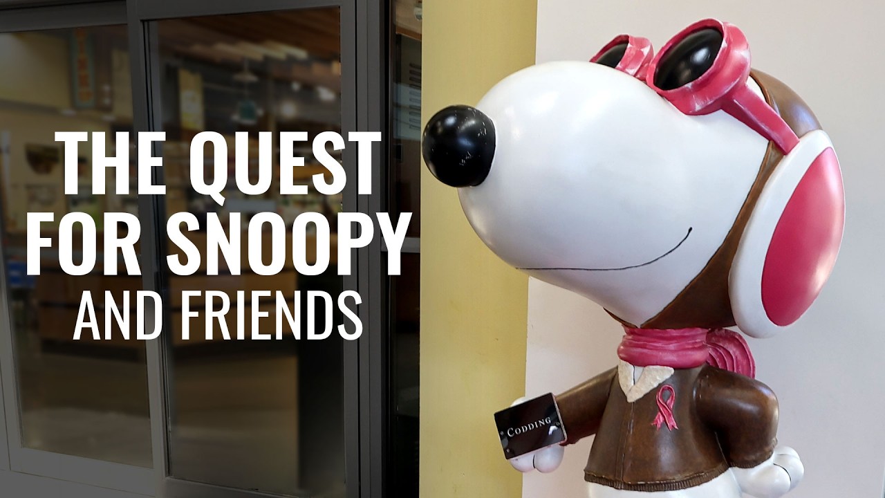 The Quest for Snoopy and the Peanuts Gang Sculptures in Santa Rosa, California | CollectPeanuts.com