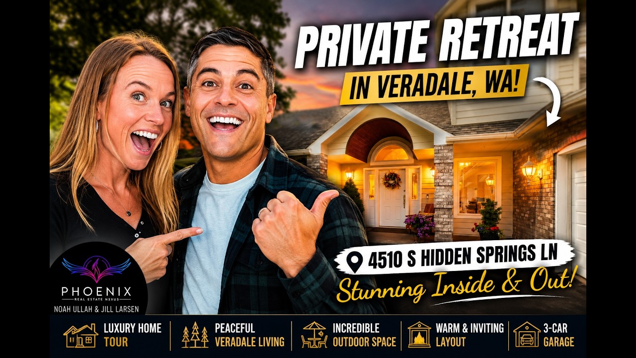 Moving to Spokane? Wait Until You See This Veradale Luxury Home Tour | 4510 S Hidden Springs Ln