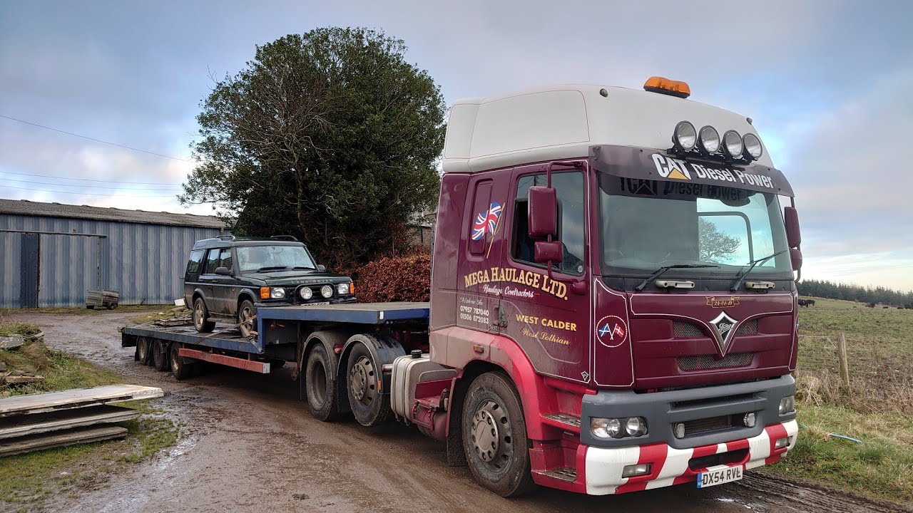 We buy a Vectra Elite with problems, deliver a trailer with the Foden and visit a lovely truckstop!