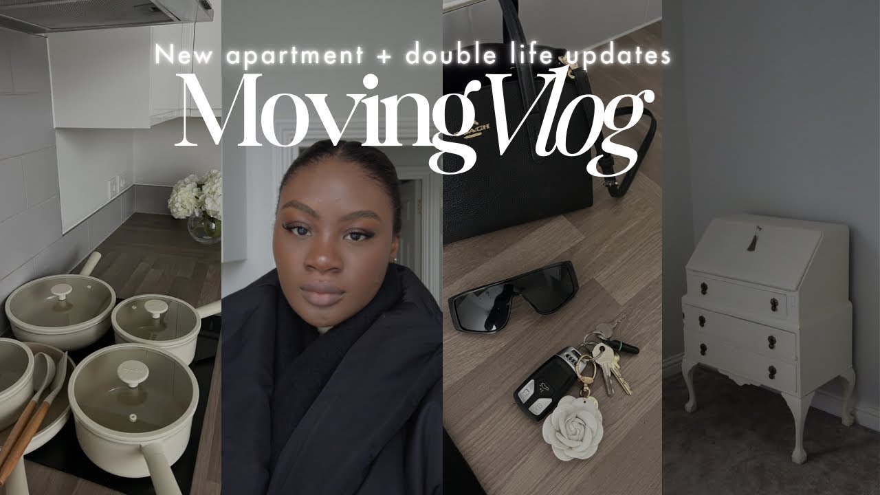 MOVING VLOG: New apartment, unboxing + double life updates