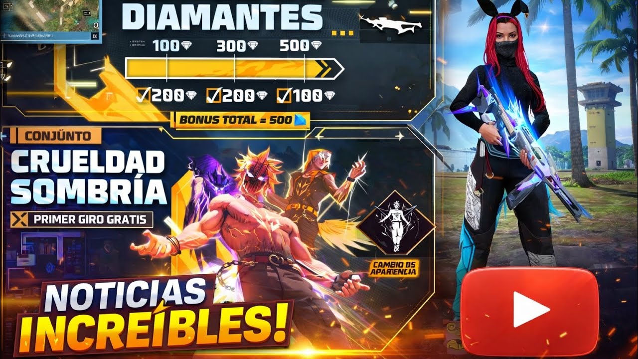 😱 RÁPIDO !!!!! 🔥Último día🔥 BONUS DE DIAMANTES || CRUELDAD SOMBRÍA + SONIDO CROMÁTICO 💎✨️