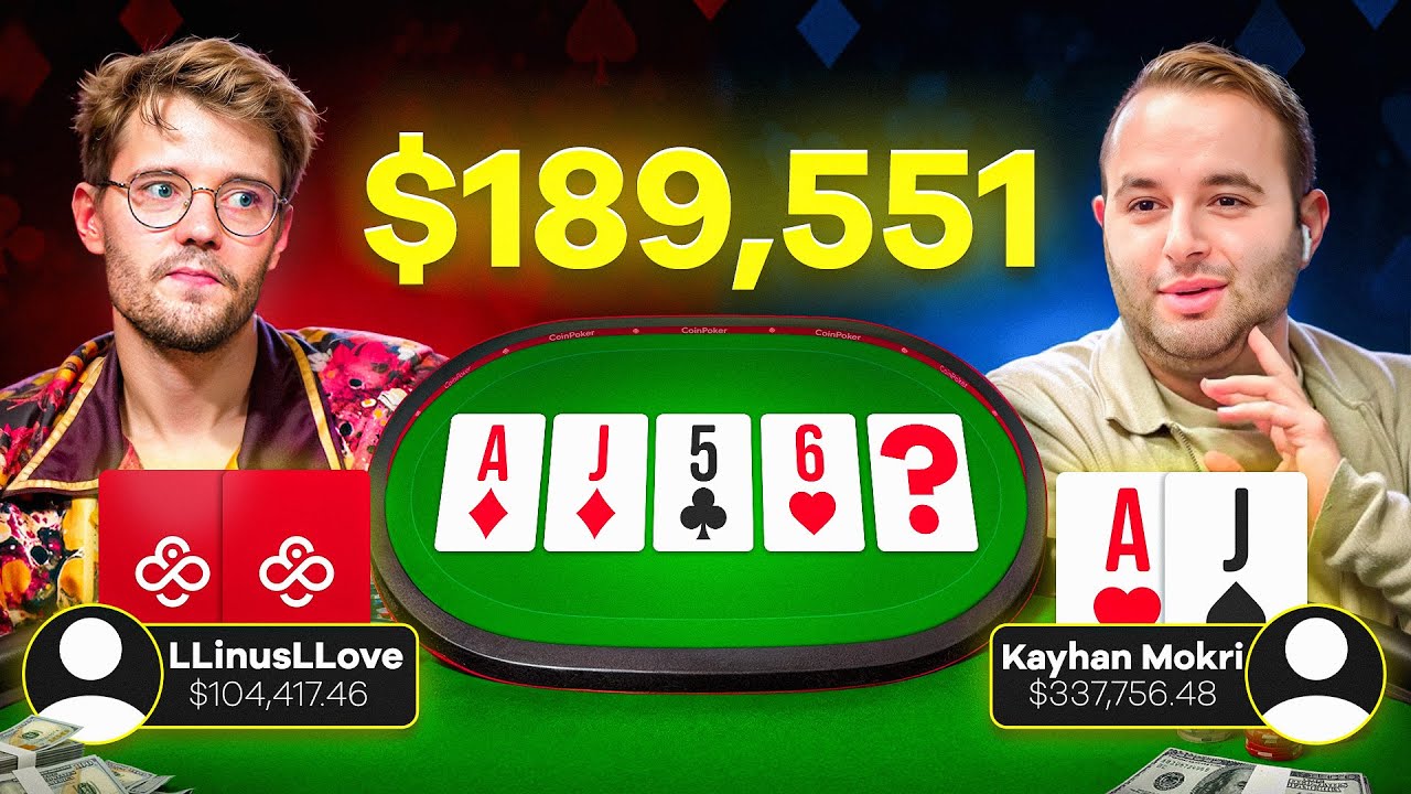 ONE OUTER FOR $50k POT?! LLinusLLove vs Kayhan Mokri