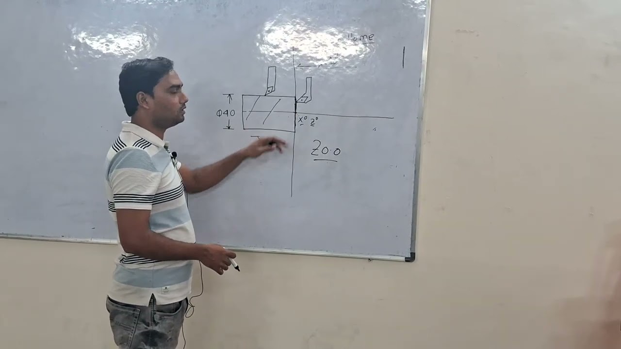 How to take geometry offset on cnc turning machine...Cnc turning machine may geometry offset kayse