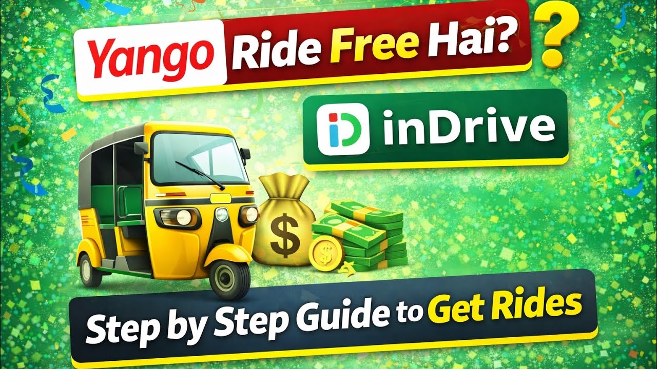 Yango Ride Free Hai? | inDrive & Yango Step by Step Guide