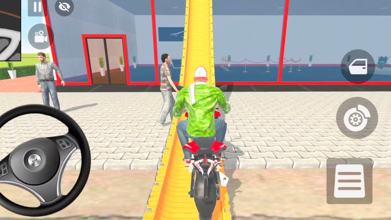 🤩Franklin Ne sabhi bike showroom ke upar Chadha Di Indian Theft Auto simulator game💥