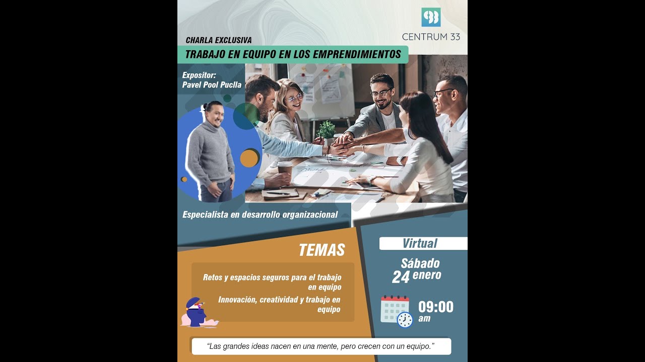 Trabajo en equipo en emprendimientos