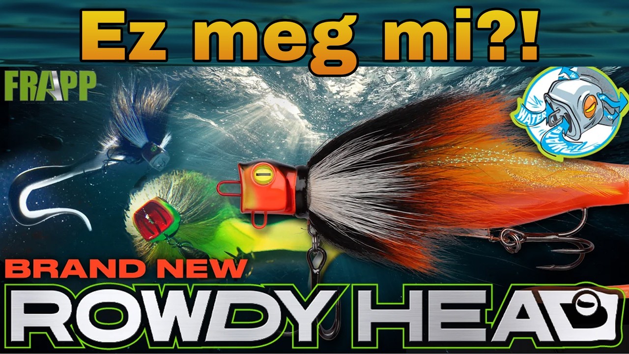 👀 Ez meg mi?! – FRAPP Rowdy Head bucktail swimbait bemutató