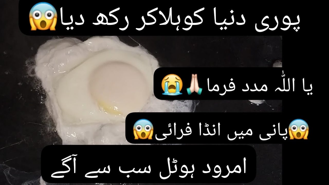 Pani Main Anda Fry ASMR By Amrood Food Secrets