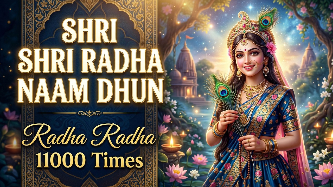 Blissful Radha Naam Jaap for Daily Practice - Shri Radha Naam Jaap | Radha Naam Dhun, Braj Dham Dhun