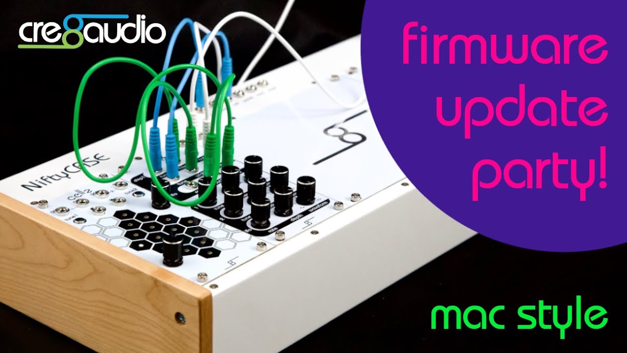 Updating NiftyCASE, Cellz, and Chipz Firmware using a Mac