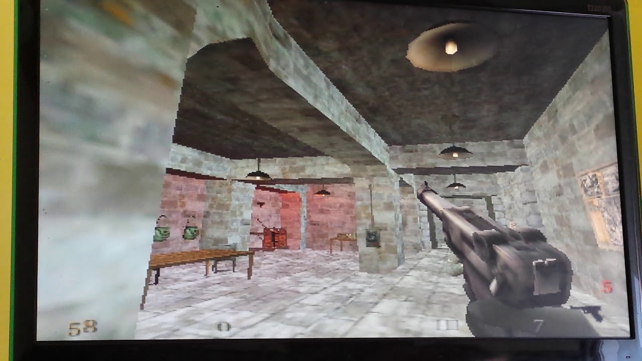 Amiga 1200 PPC @230MHz , Ram set to 70ns for stability: RTCW HunoPPC 2015, r_flares 0 , longplay ;-)