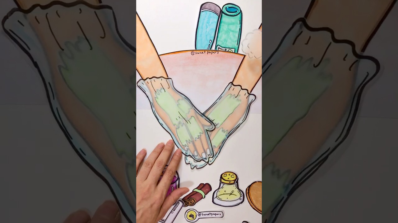 Paper ASMR | Hand Spa for Summer Nights ✨ Soft Sounds & Deep Relaxation #handspa #paperasmr #asmr
