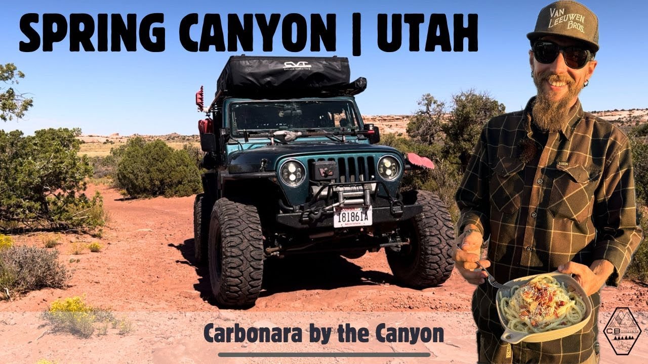 Carbonara by the Canyon | Spring Canyon Utah | JEEP TJ OVERLAND