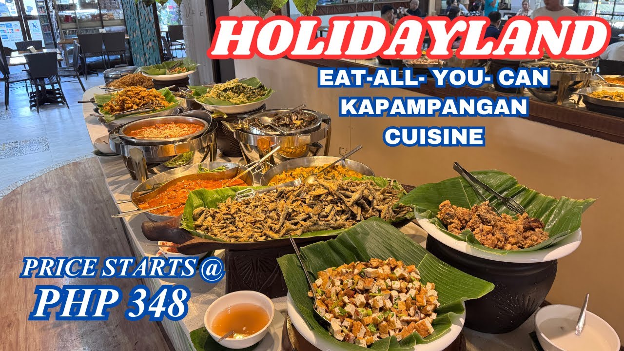 EAT-ALL-YOU-CAN AUTHENTIC KAPAMPANGAN CUISINE || HAPPYLAND UNLI BUFFET || SAN FERNANDO, PAMPANGA.