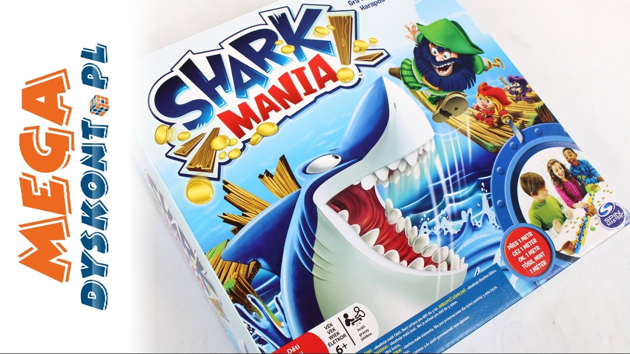 Shark Mania - Uciekaj przed Rekinem! - Spin Master Games - 6022563