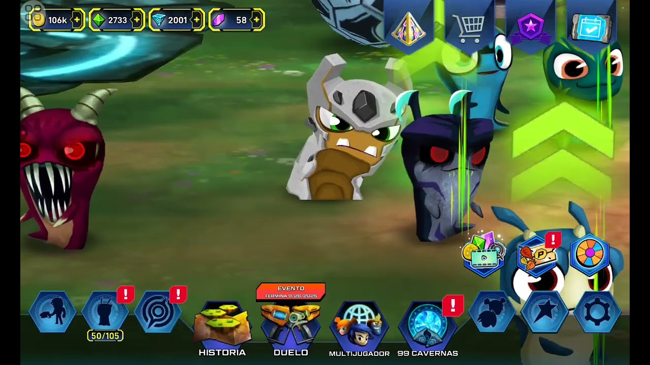 Jugando slug it out2 pero hacemos los ultimo dos duelo para conseguirno las elemental de tierra 😱😱😱