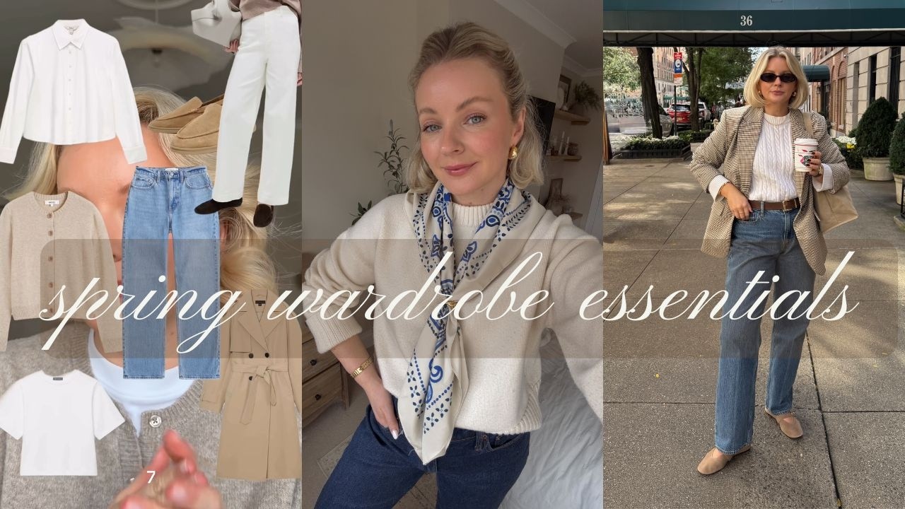 SPRING WARDROBE ESSENTIALS, NEW SPRING ACCESSORIES, HOW TO TIE A SILK SCARF / LAURA BYRNES