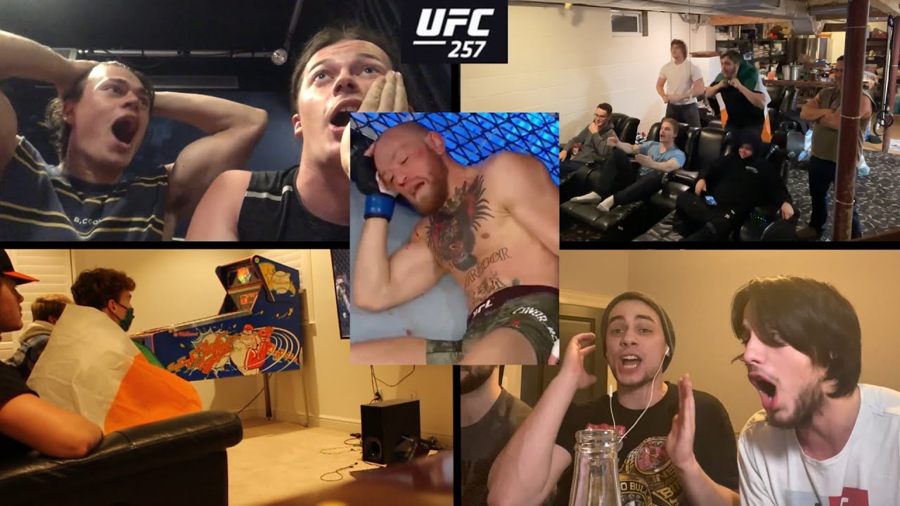 Безумная реакция фанатов на поражение Макгрегора нокаутом от Порье на UFC 257