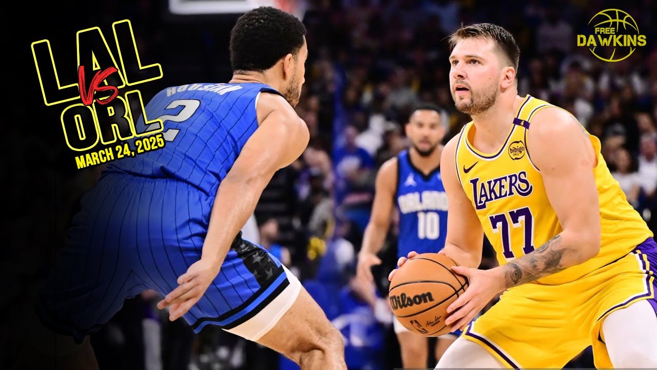 Los Angeles Lakers vs Orlando Magic Full Game Highlights | March 24, 2025 | FreeDawkins