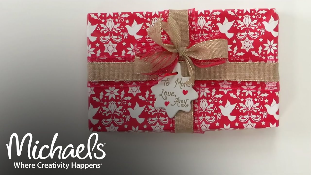 Wrap with Embellishments | Make It Merry | Michaels