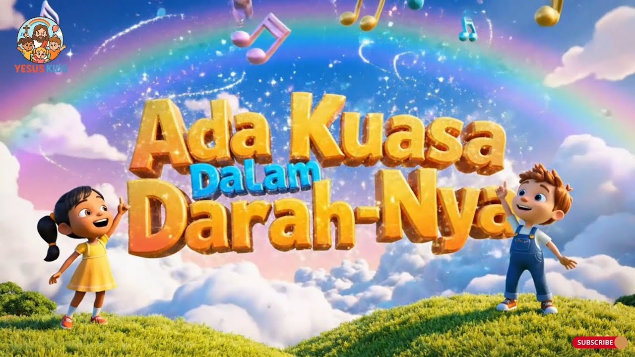 Ada Kuasa Dalam Darah-Nya | Lagu Rohani Anak Kristen Joget Dangdut | Animasi 3D 4K