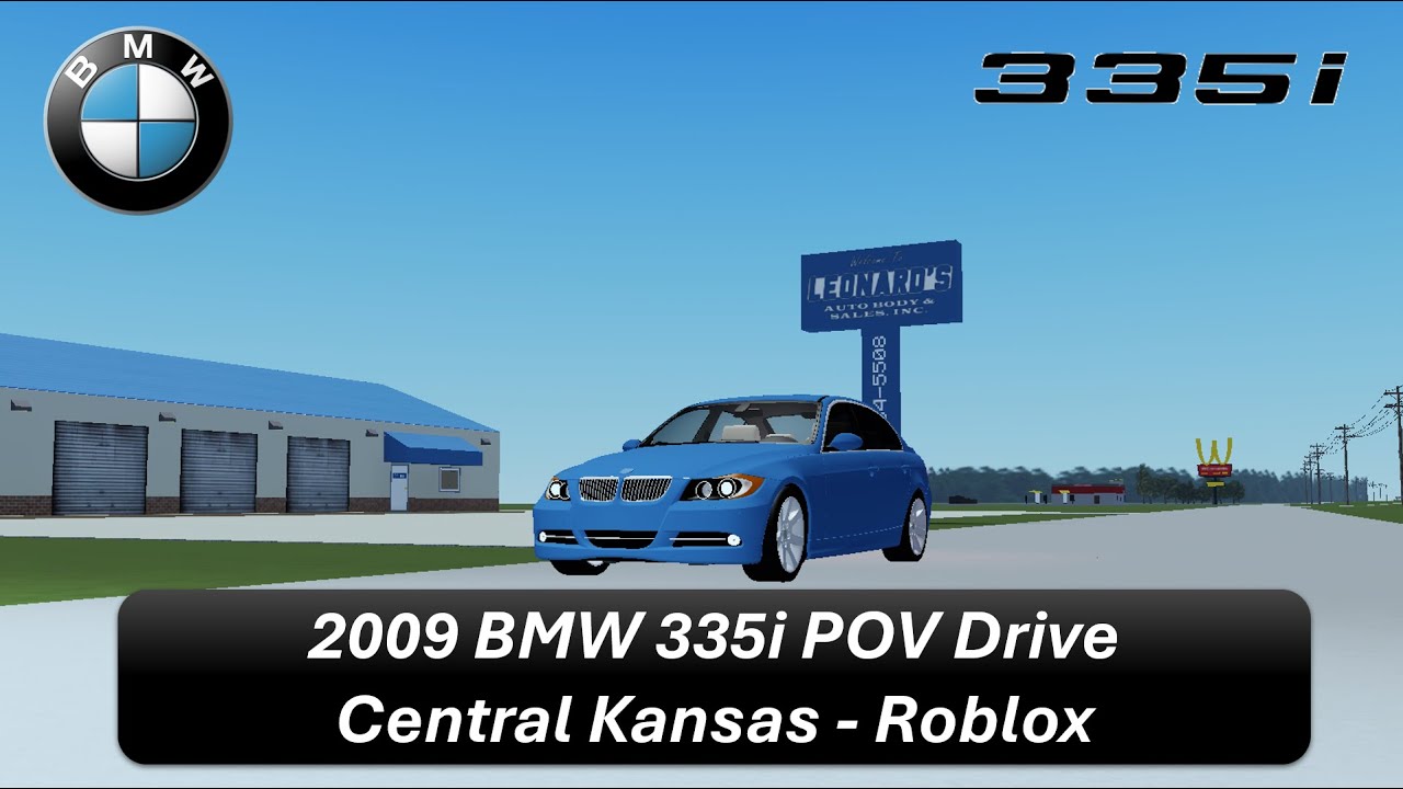 2009 BMW 335i POV Drive - Central Kansas, Roblox