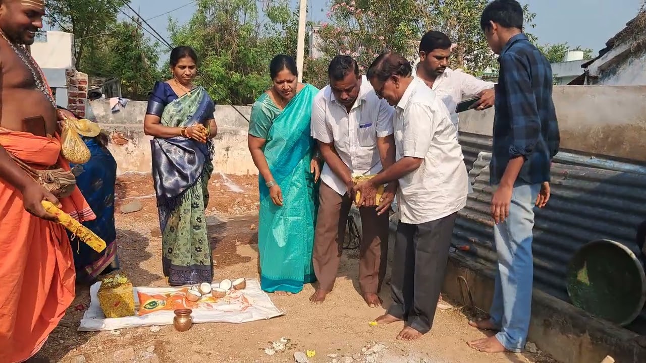 Balusupati Prasad Chilkur New House Shankusthapana (శంకుస్థాపన) 14march2026